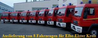 Auslieferung von 8 Fahrzeugen für Elbe-Elster Kreis